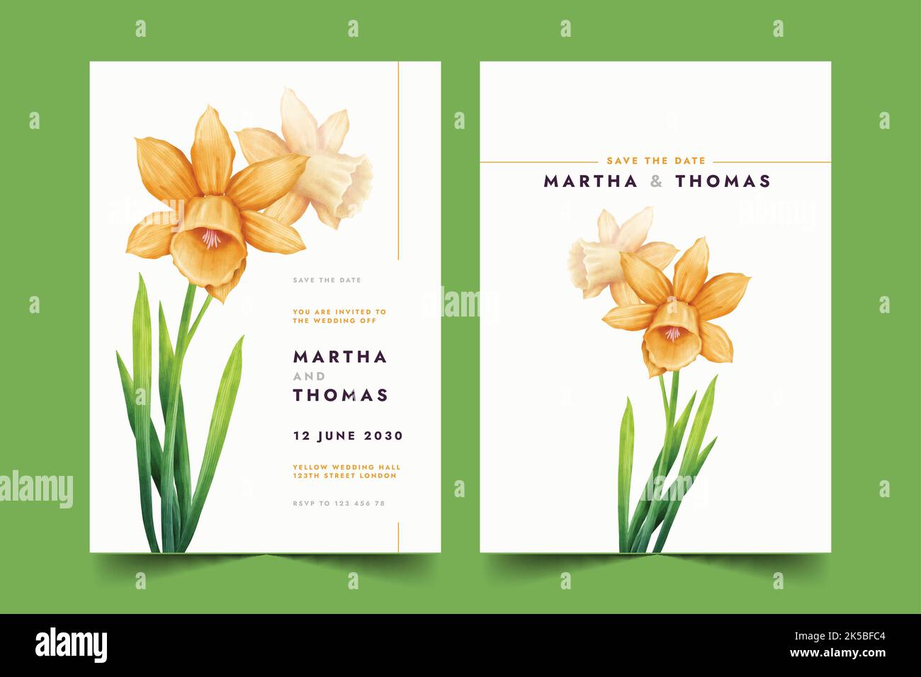 wedding invitation template vector design illustration Stock Vector ...