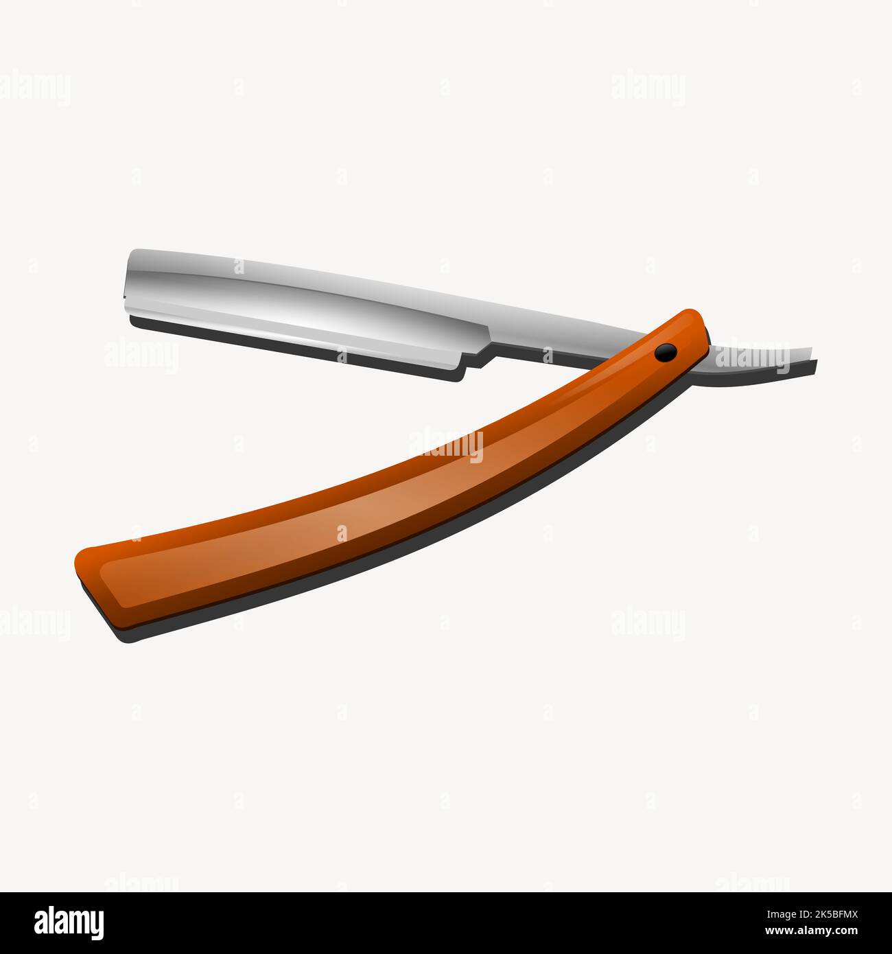 Shaving knife clipart, illustration vector Stock Vector Image & Art Alamy