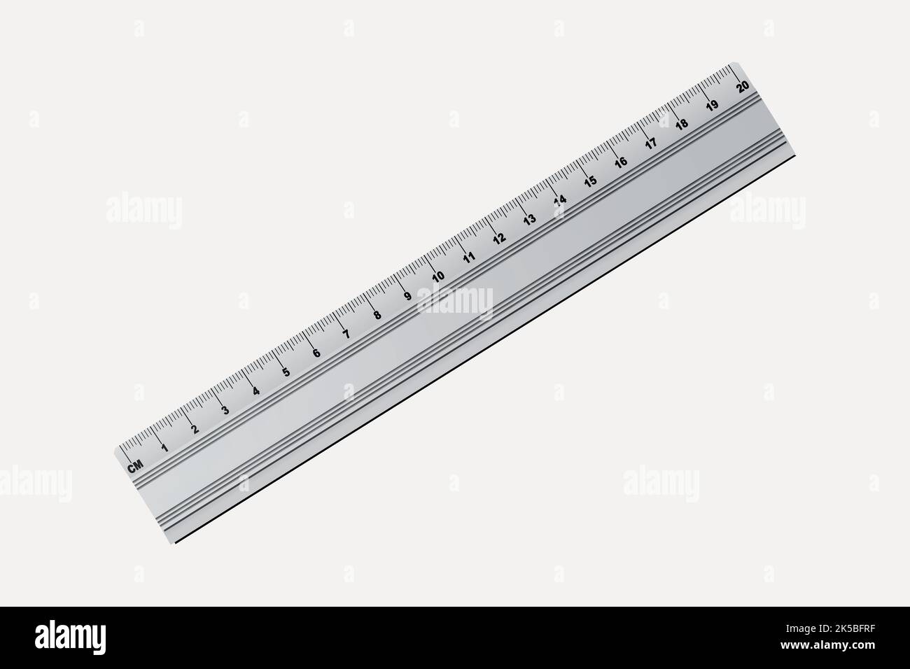Stainless steel ruler clipart Stock Vector Images - Alamy