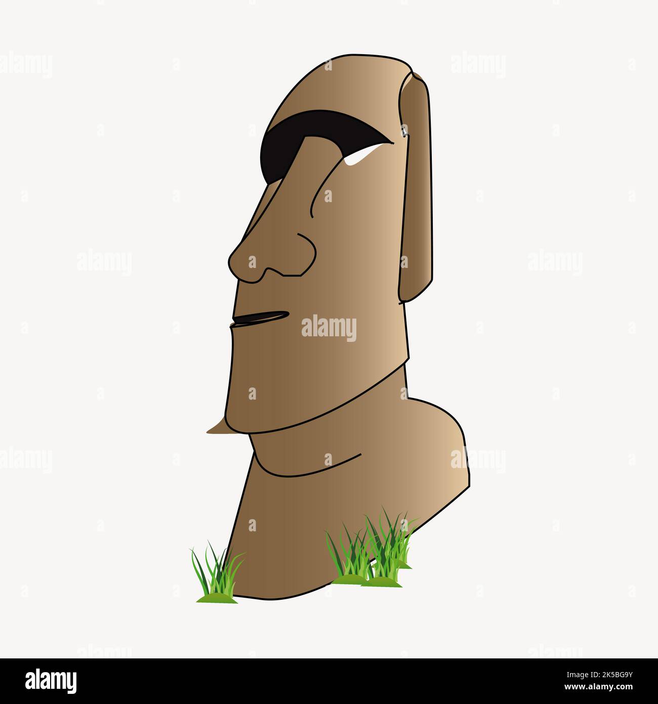 Moyai Moai Easter Island Head Emoji Art Board Print for Sale by