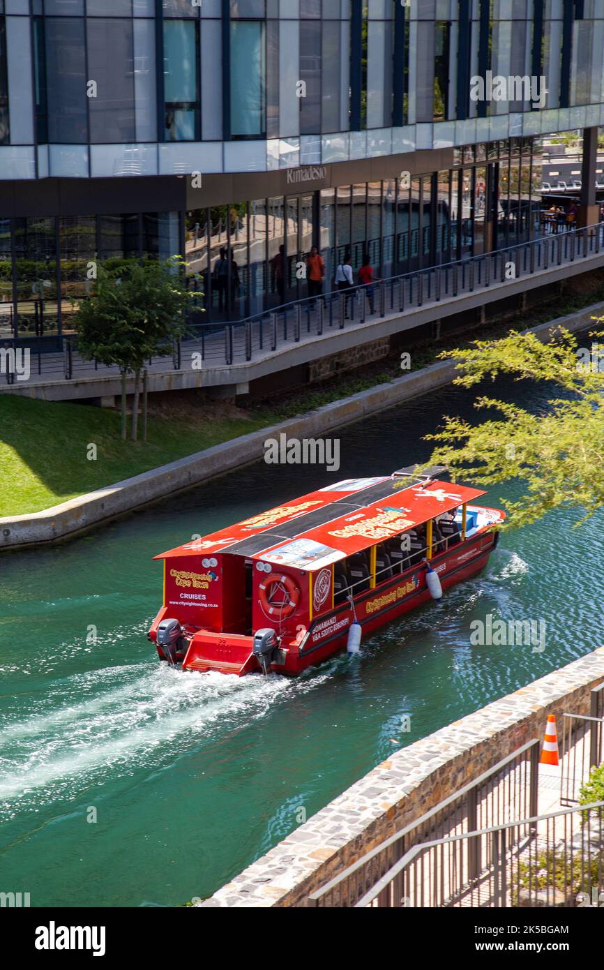 Cape Town Battery Park Canal Sightseeing Cruise - South Africa Stock Photo