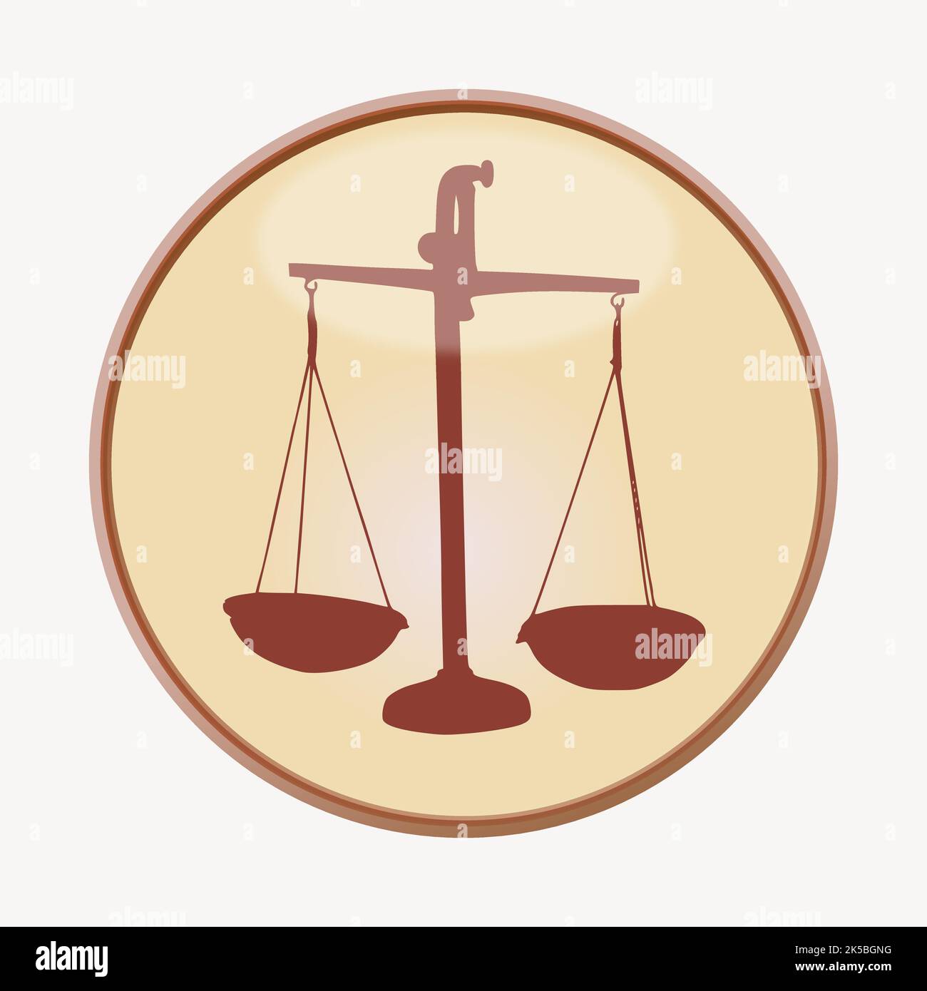 Scales of Justice clipart, illustration vector Stock Vector Image & Art
