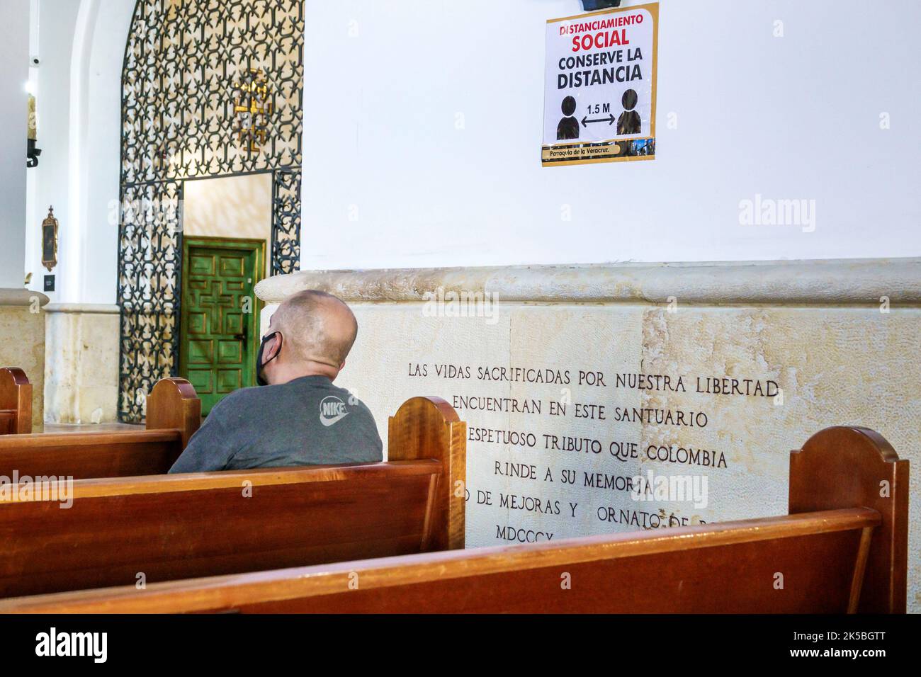 Bogota Colombia,Veracruz Calle 16 Catholic church national pantheon