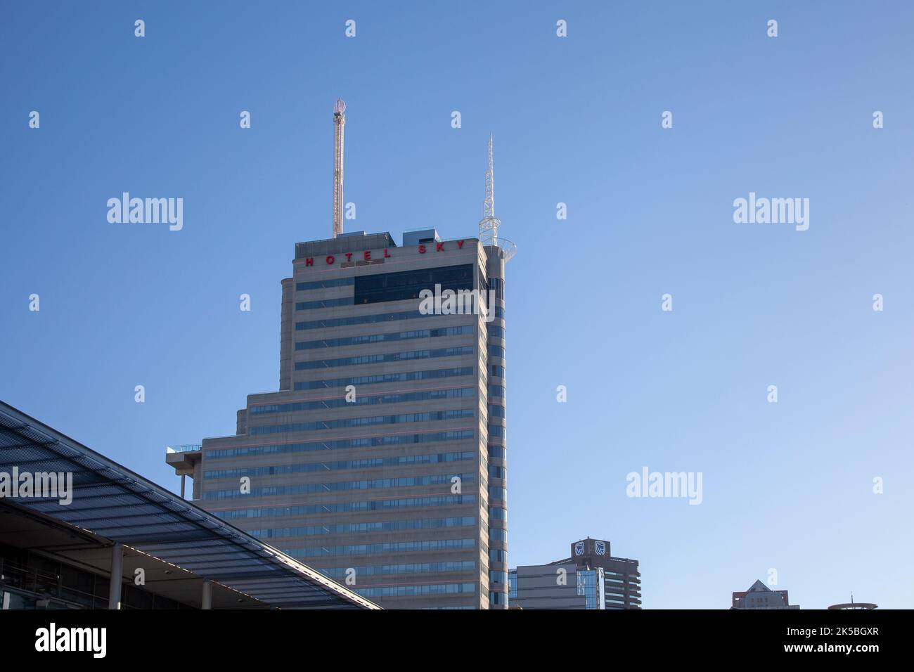 Hotel Sky Building in Cape Town, South Africa Stock Photo