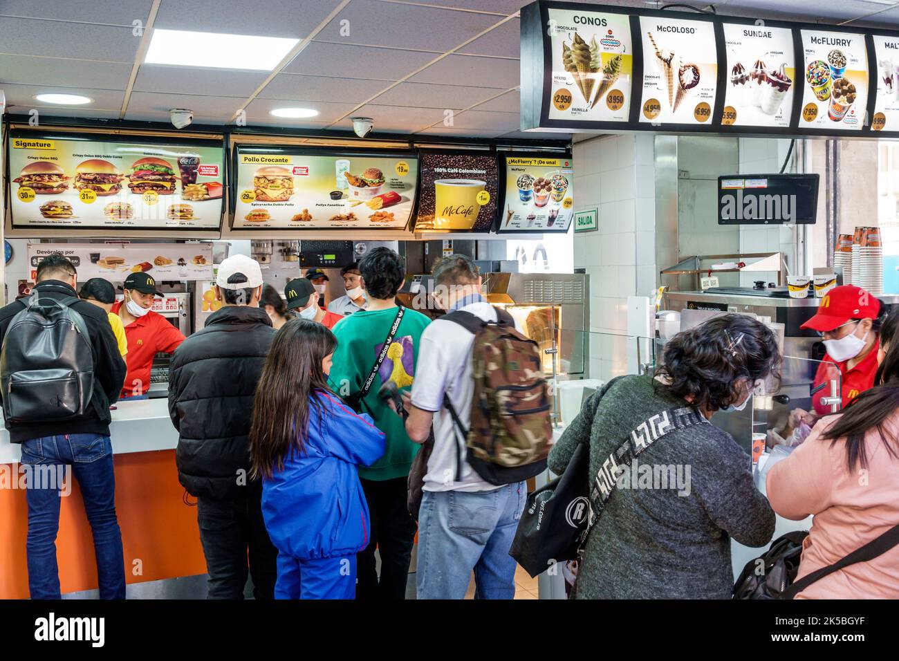 Bogota Colombia,Santa Fe,Carrera 7 Avenida Jimenez McDonald's,fast food restaurant restaurants