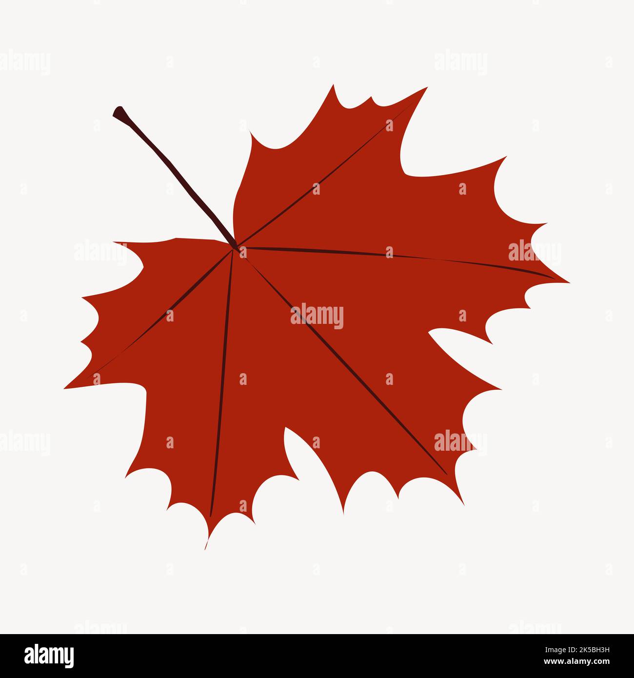 Maple leaf illustration Stock Vector Images - Alamy