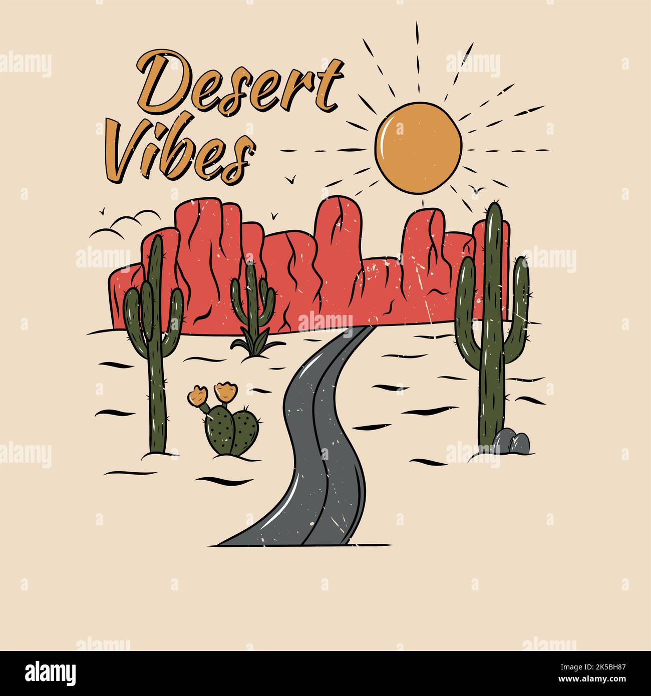Desert Vibes Texas Tee Desert Vibes Texas Tee