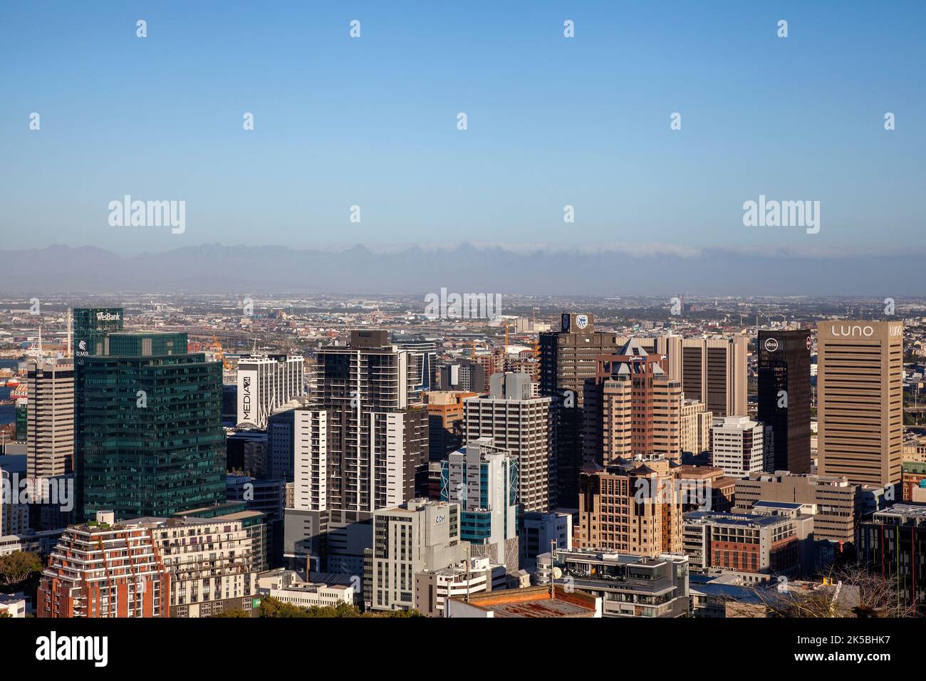 Financial Buildings and Offices in Cape Town City Bowl - South Africa Stock Photo