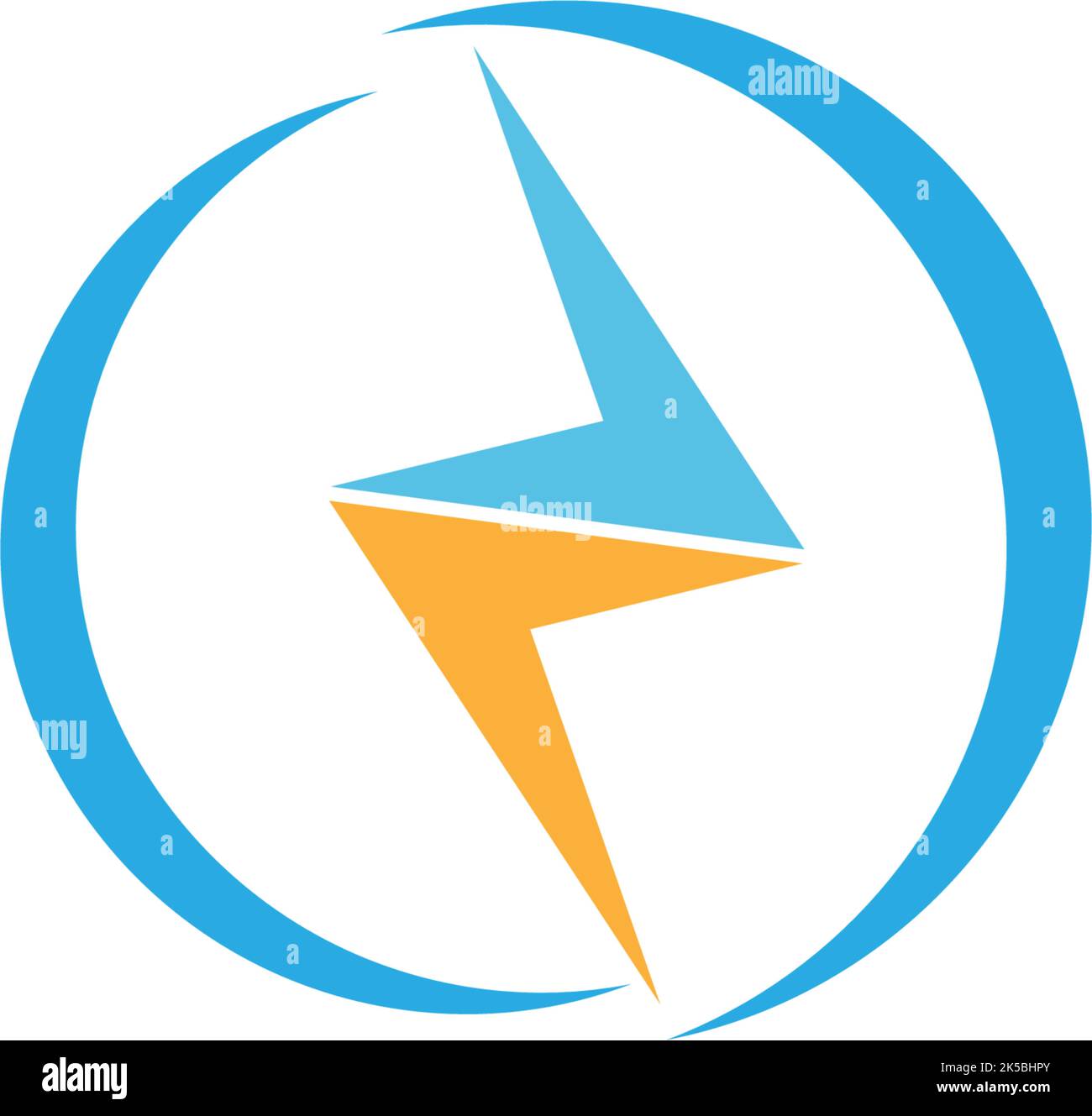 Lightning logo icon design illustration template Stock Vector Image ...