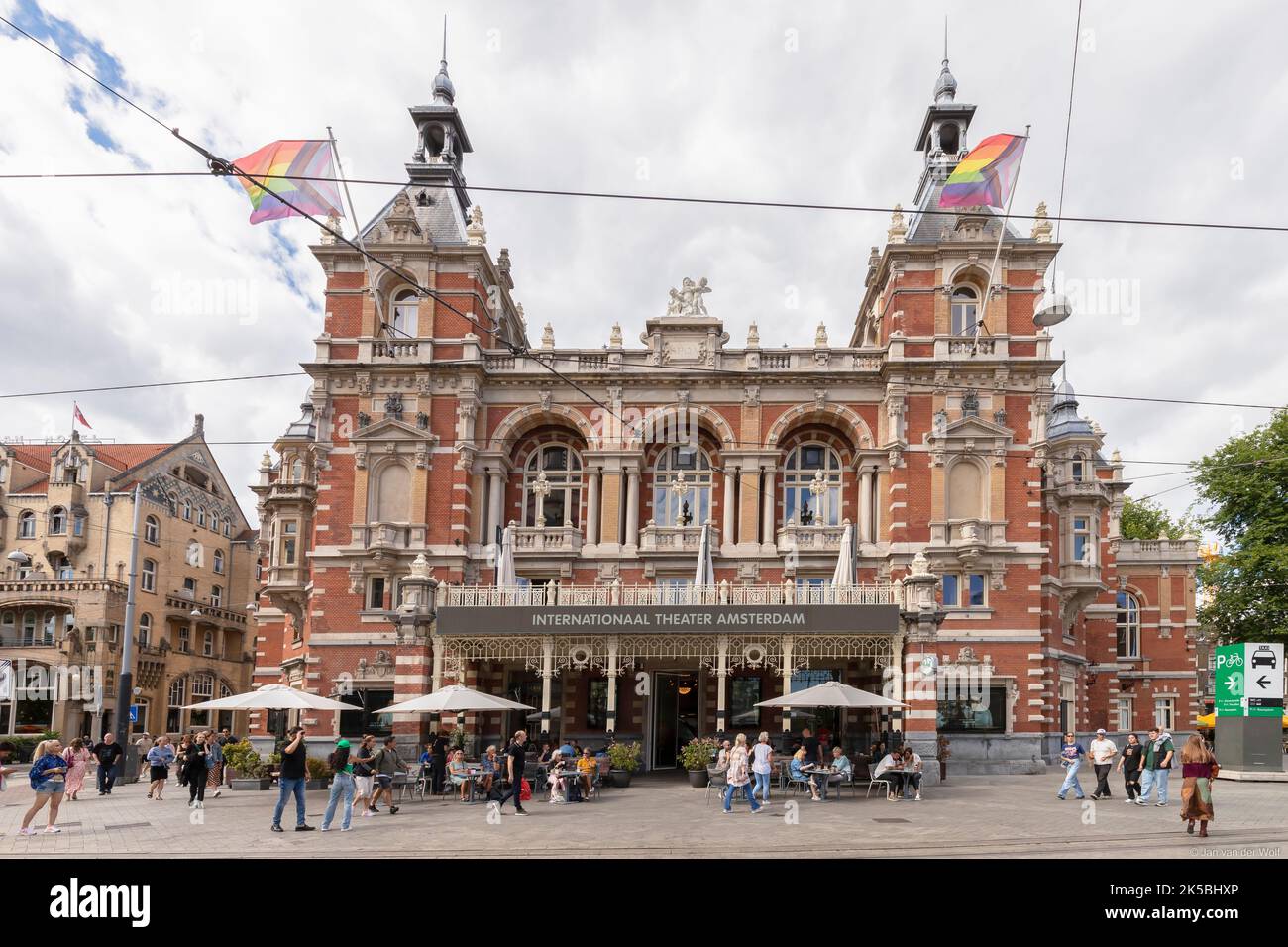City Theater on Leidseplein in Amsterdam. Stock Photo