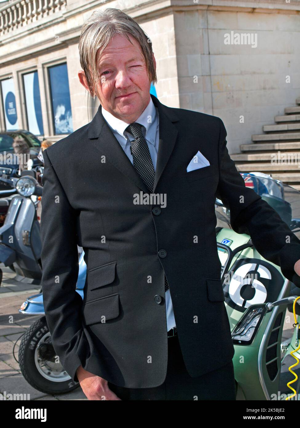 Scooter mod portrait hi-res stock photography and images - Alamy
