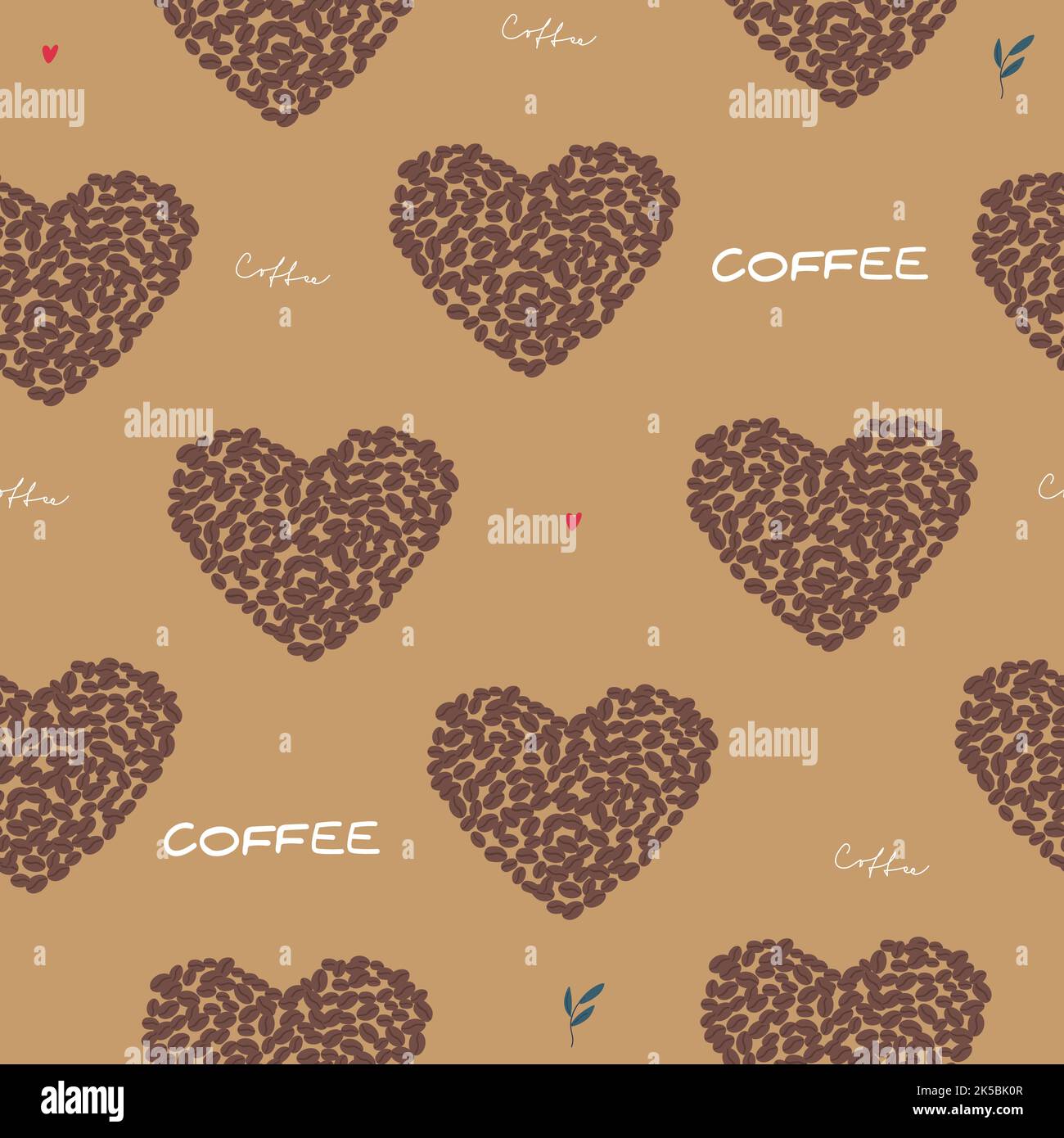 Heart from color beans Stock Vector Images - Alamy