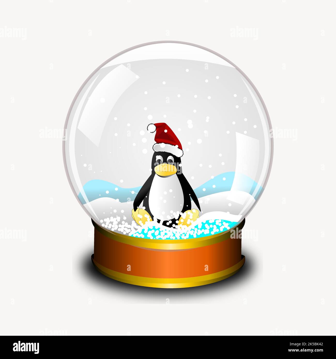 Snow globe collage element illustration vector Stock Vector Image & Art ...