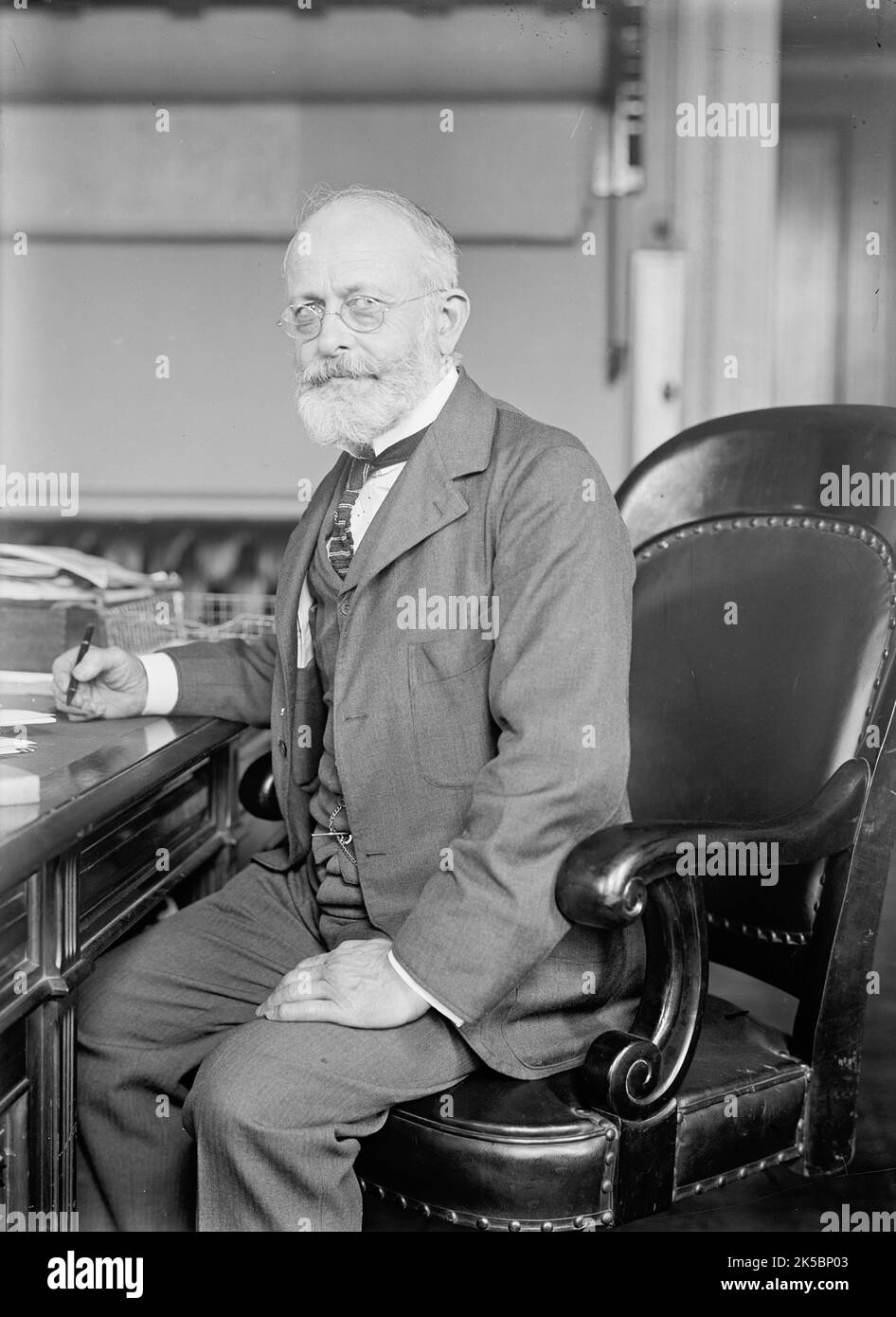 Brigadier General William Herbert Bixby, US Army, Chief of Engineers, U.S.S. Maine, 1914. Stock Photo