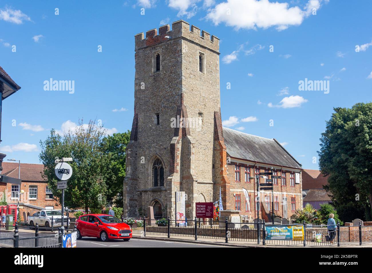 St. Peter's Church, High Street, Maldon, Essex, England, United Kingdom Stock Photo
