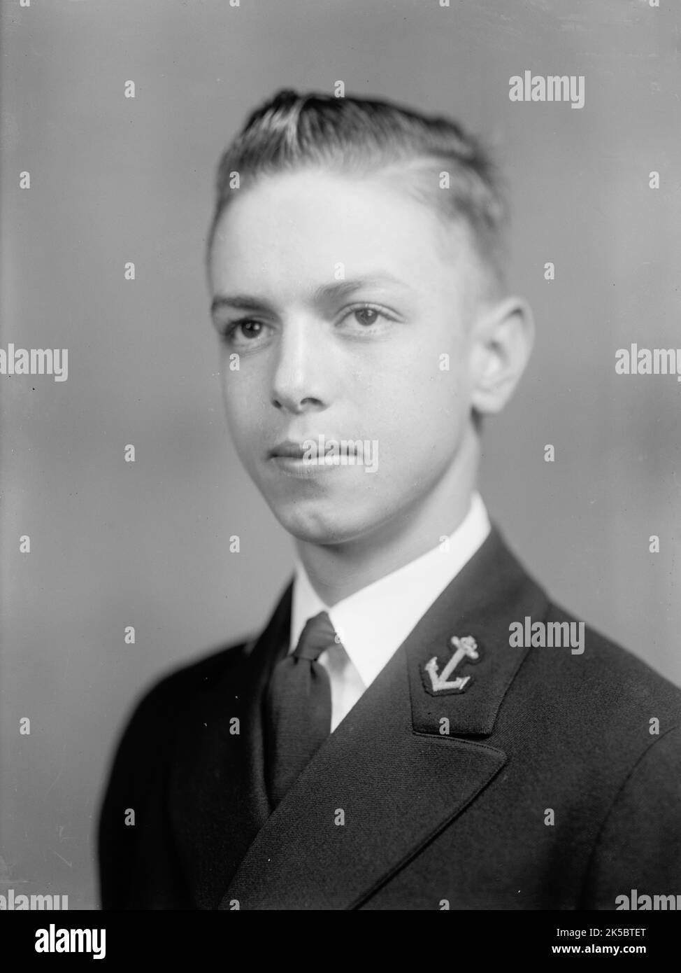 Wayne M. Brown, Midshipman Portrait, 1933 Stock Photo Alamy