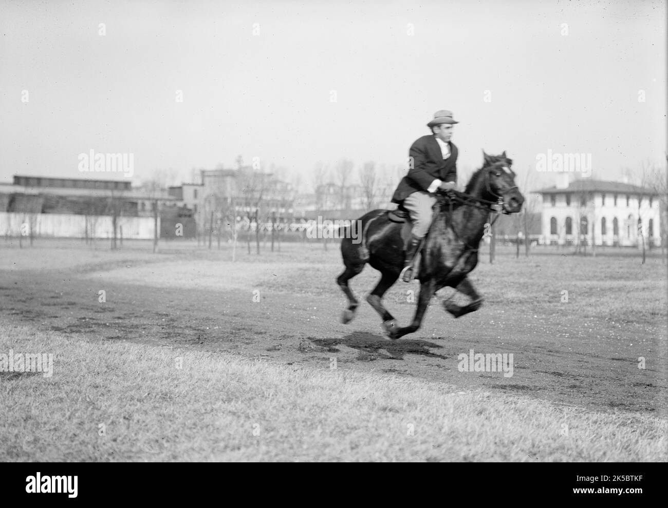 Wrisley Brown, Attorney - Riding, 1914. Stock Photo