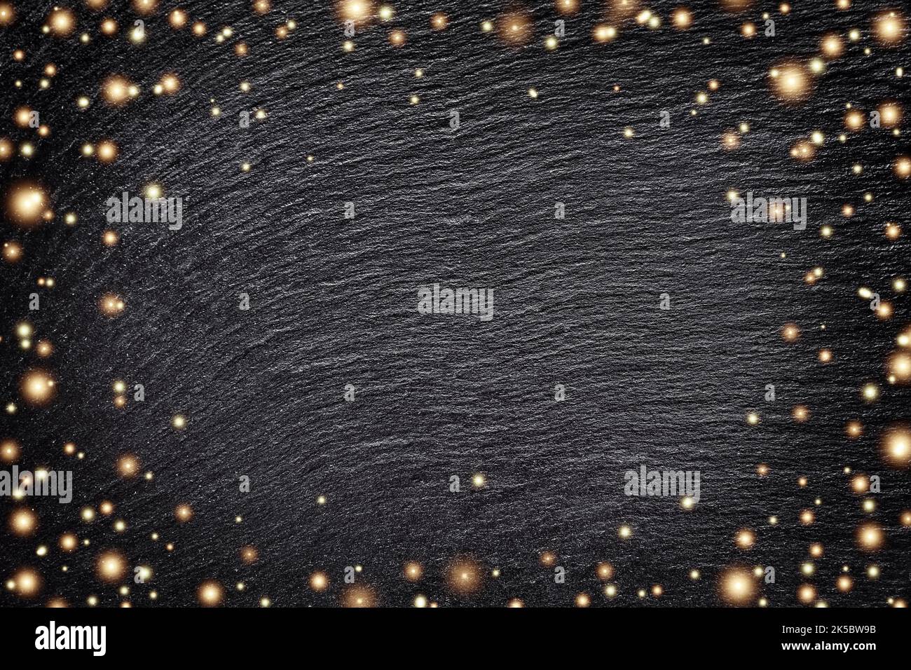 Golden stars black background hi-res stock photography and images - Alamy