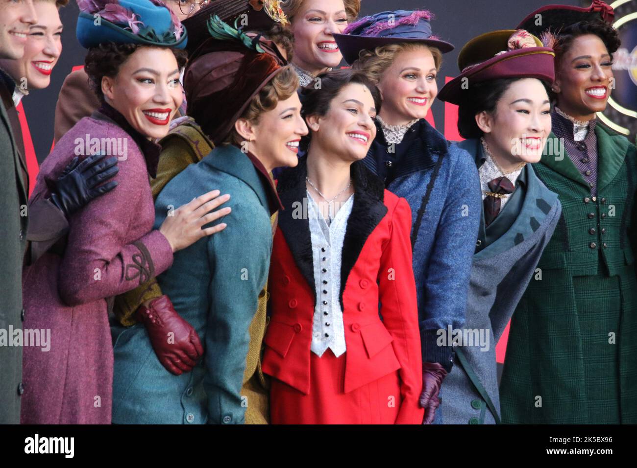 New York, NY, USA. 7th Oct, 2022. Lea Michele and the cast of Broadway