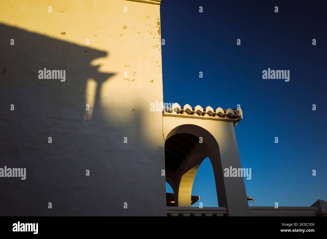 Calahonda, Granada province, Spain : Sunset, architecture, Mediterranean Stock Photo