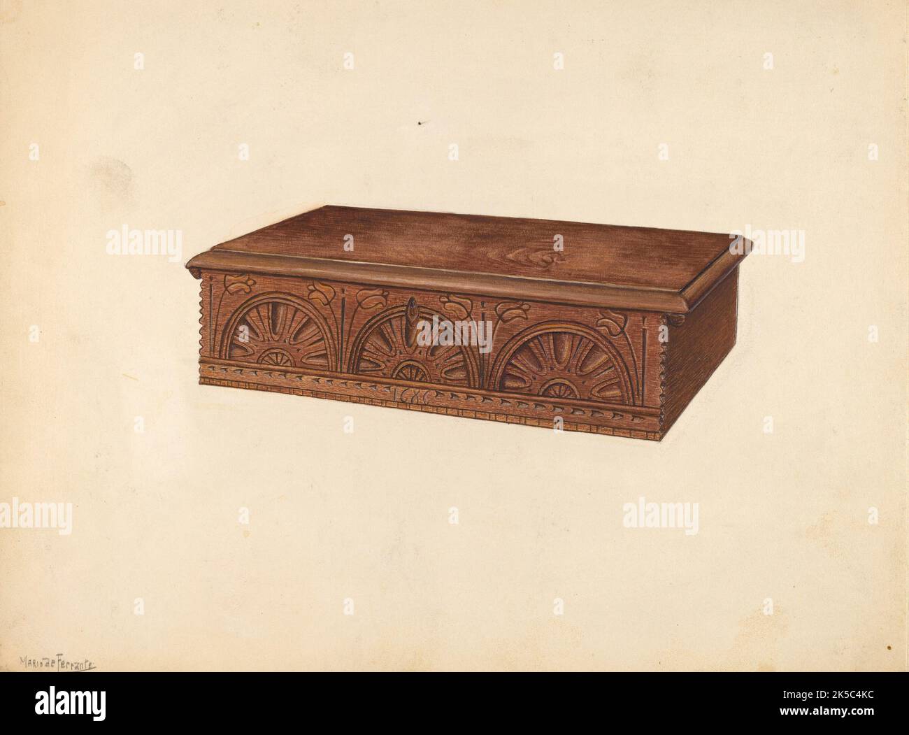 Desk Box, c. 1937 Stock Photo - Alamy