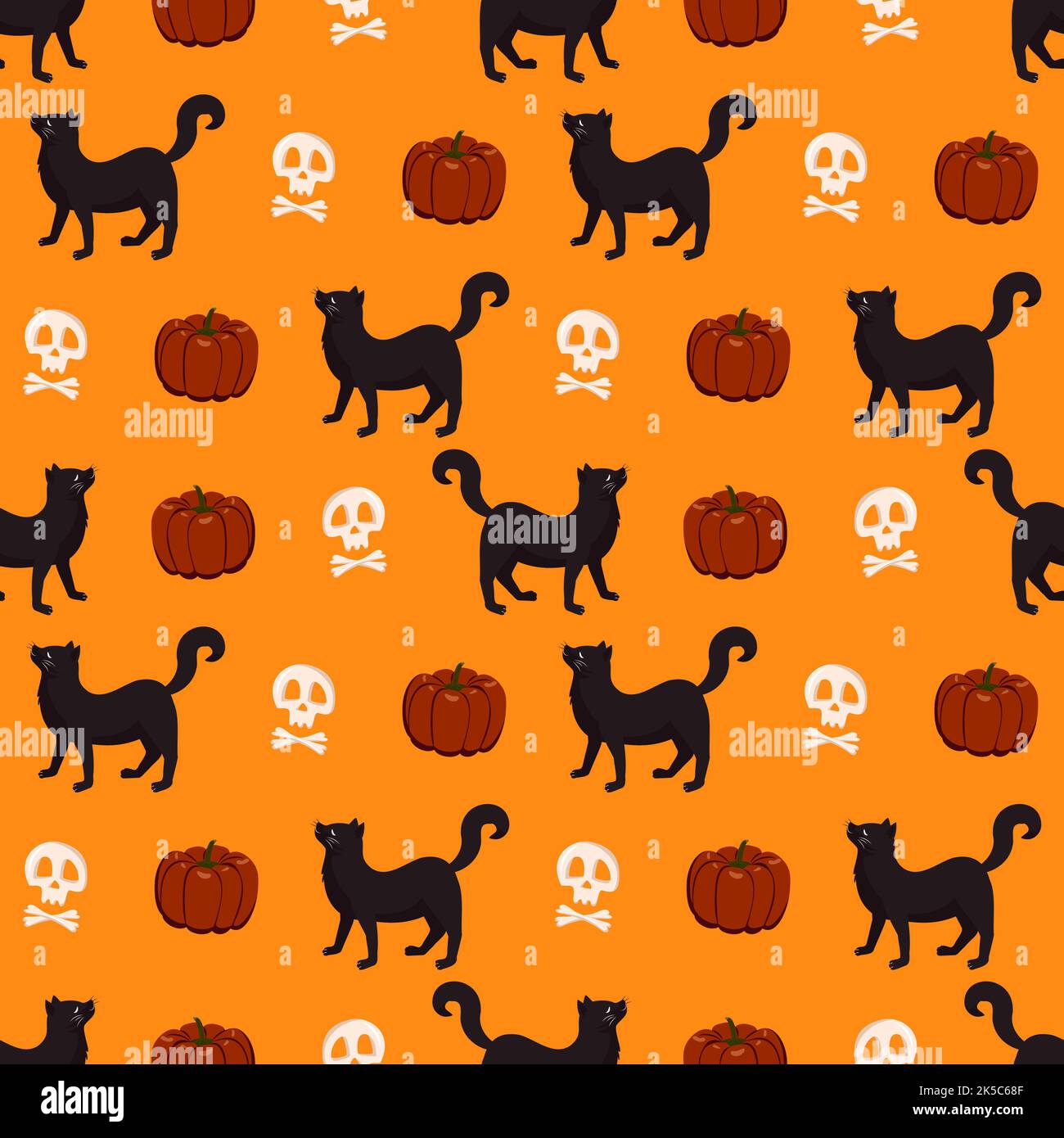 HD wallpaper black cat kitty pumpkin toy baby halloween autumn  october  Wallpaper Flare
