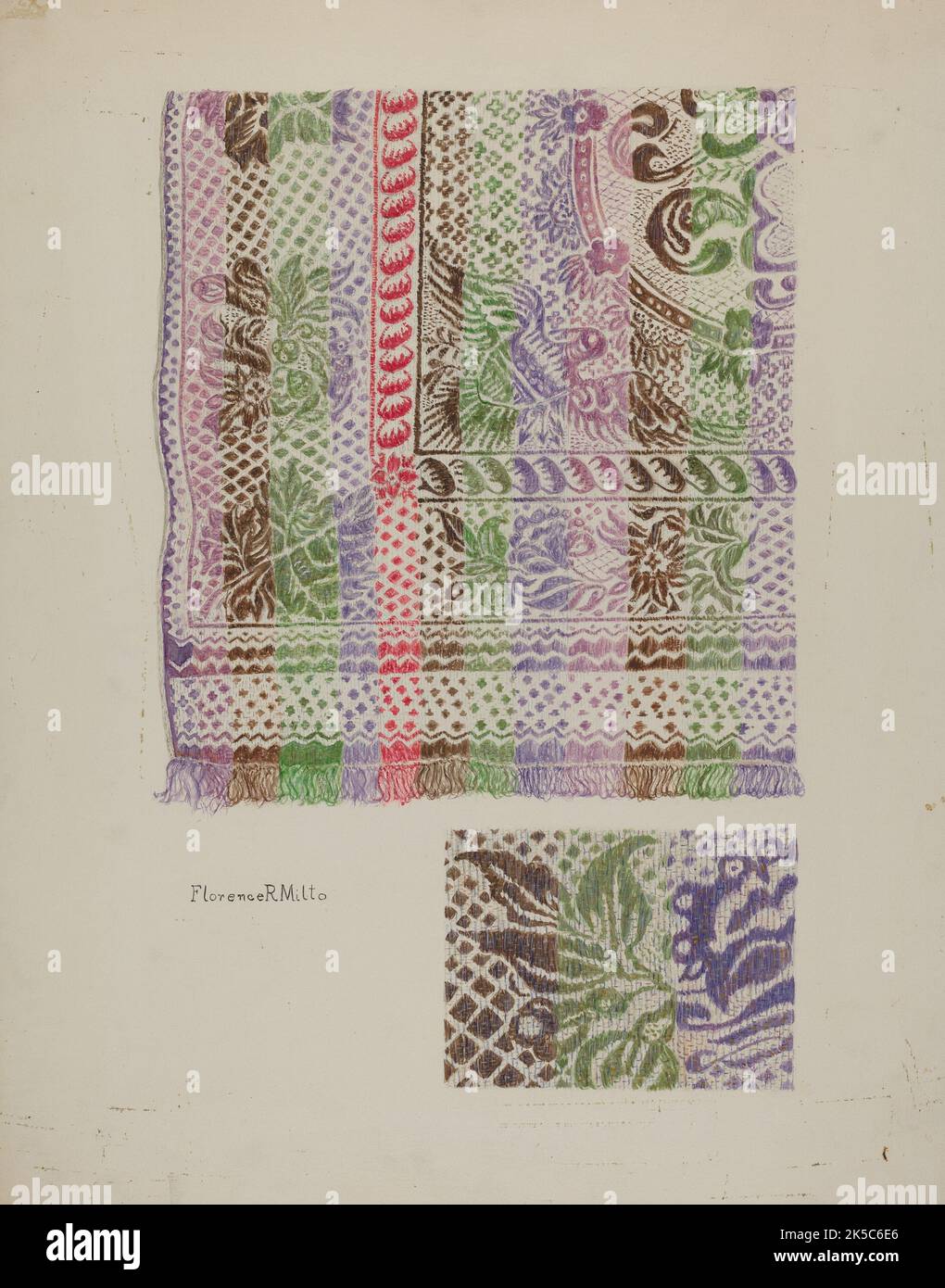 Coverlet, c. 1939 Stock Photo Alamy