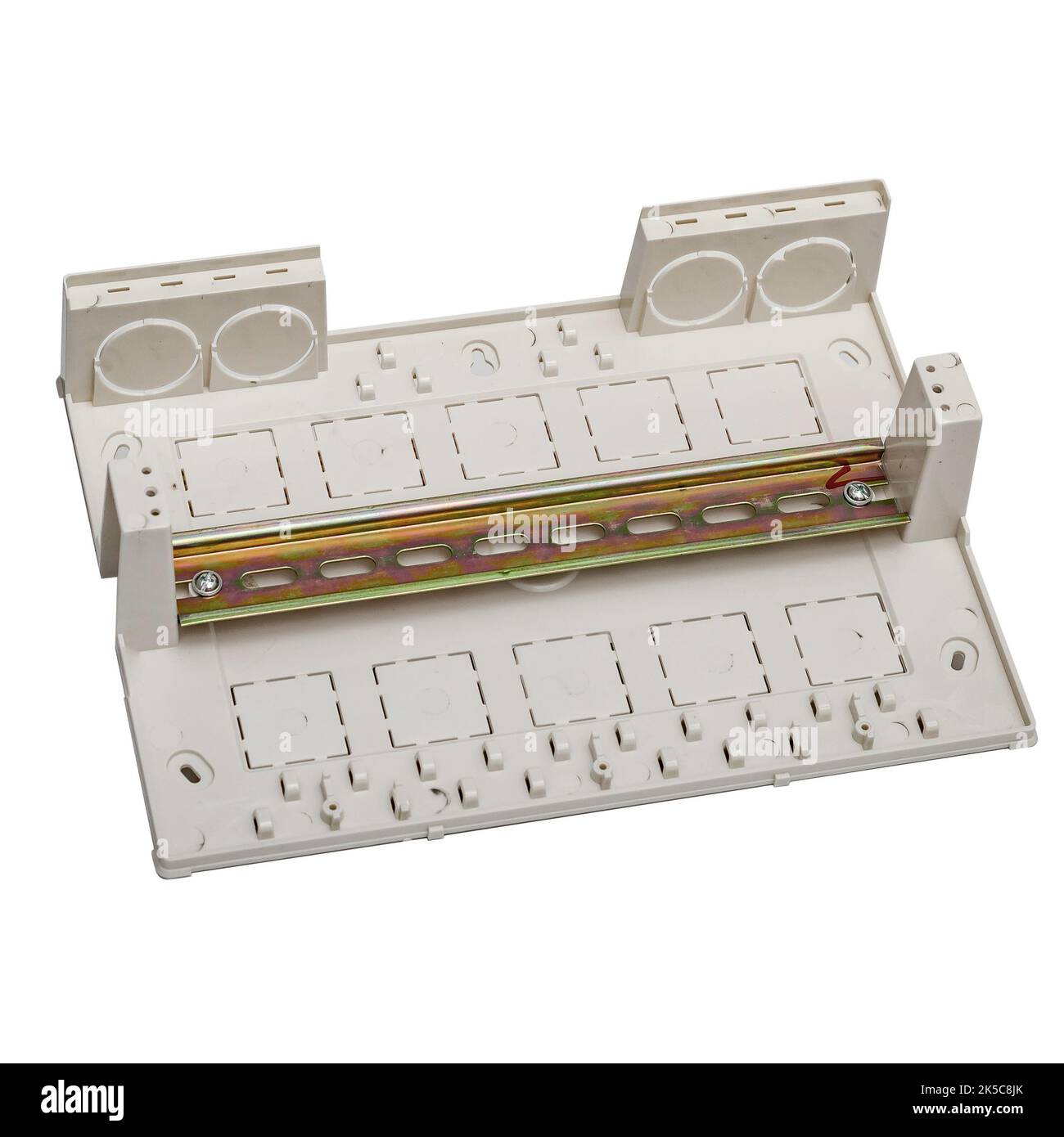 White Plastic Box For Electrical Equipment Fuses Stock Photo Alamy 