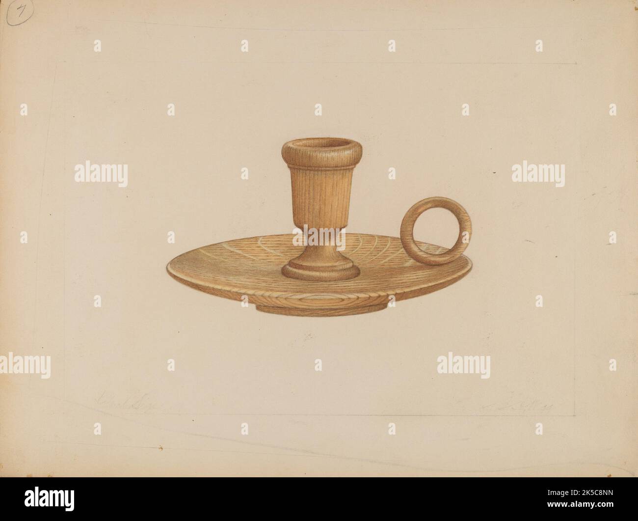 Candle Holder, c. 1937 Stock Photo Alamy