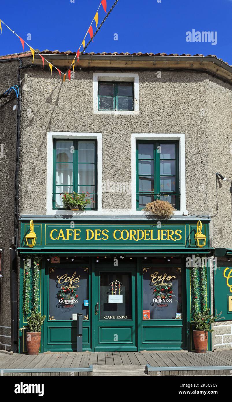 Shop in Clisson, Loire Valley, France Stock Photo