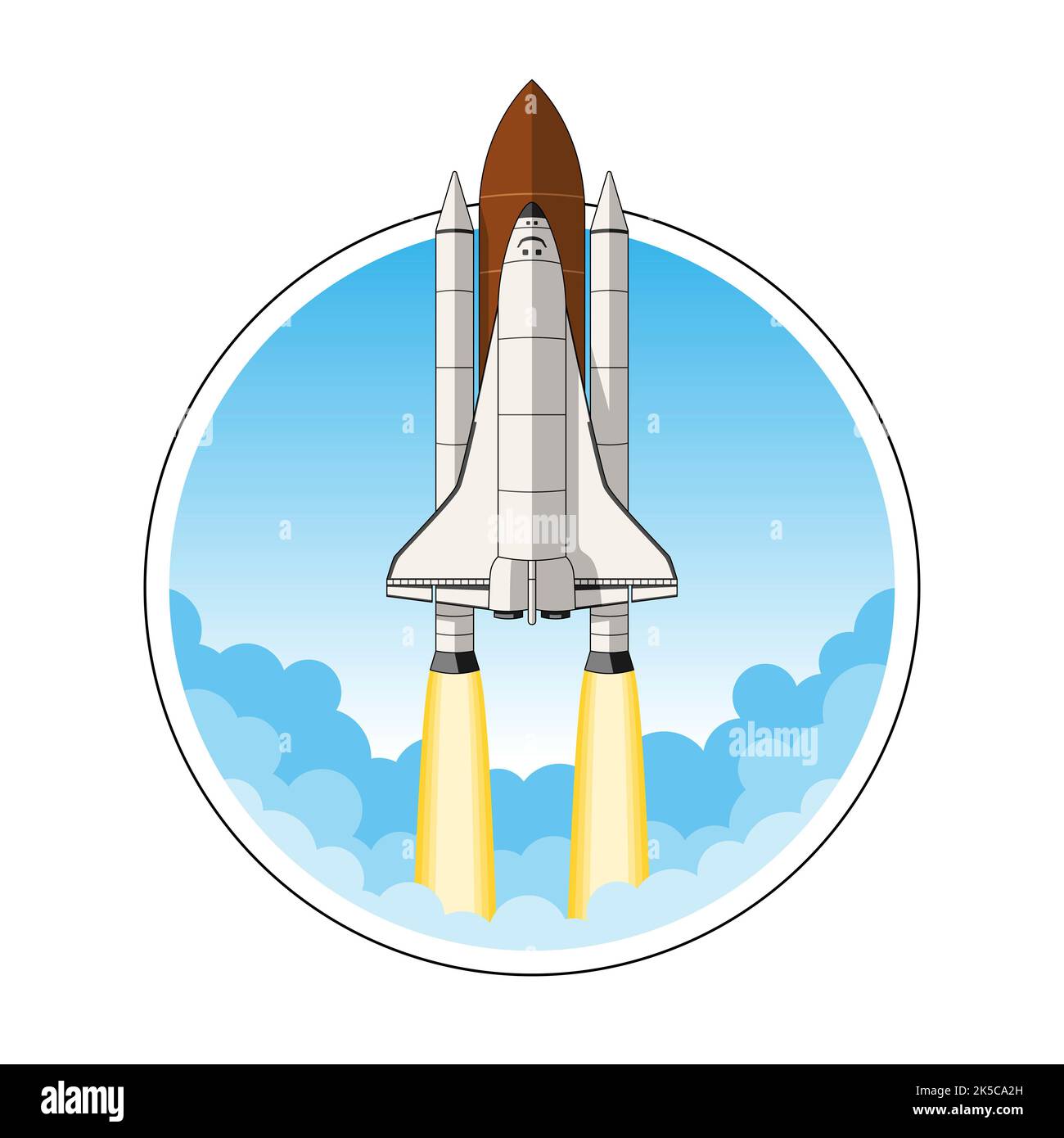 Space shuttle launch Stock Photo Alamy
