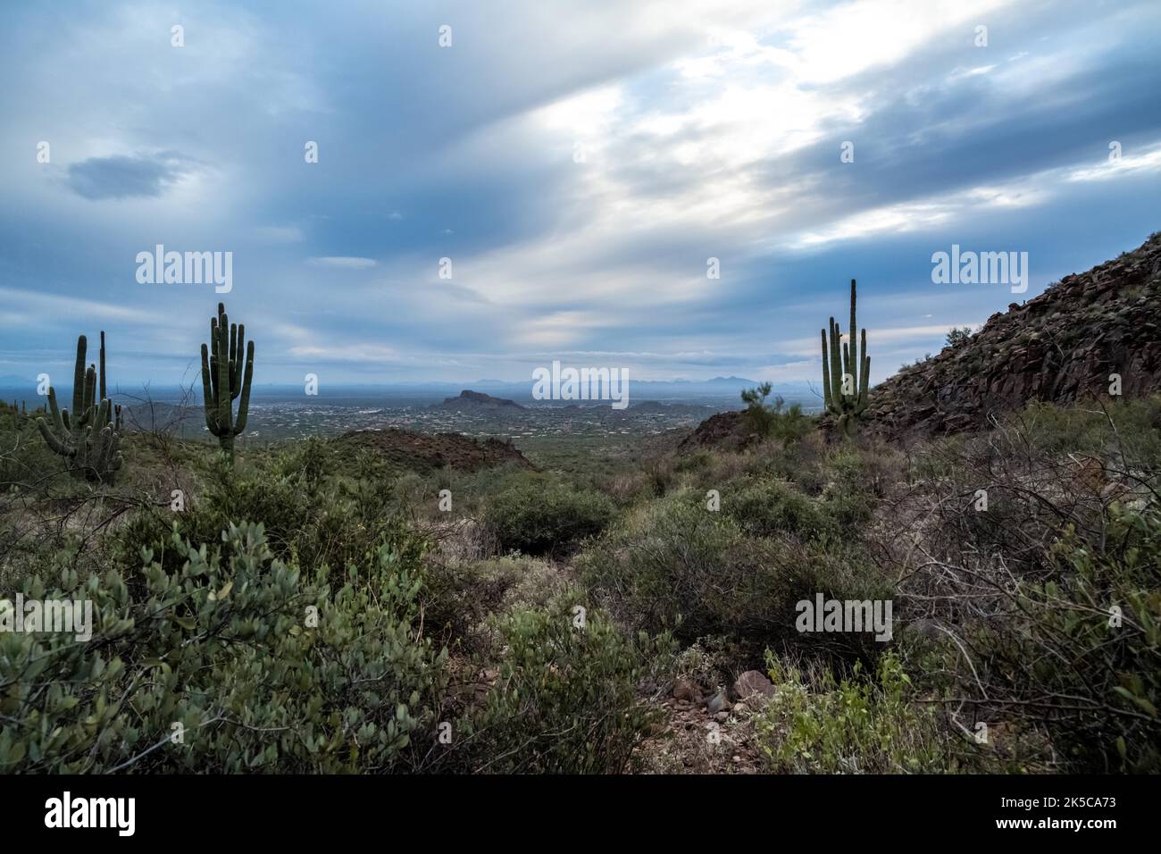 An overlooking view of Gold Canyon, Arizona Stock Photo Alamy