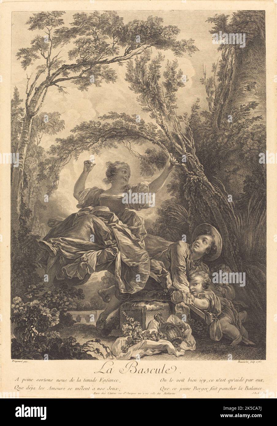 La Bascule, 1760 Stock Photo - Alamy