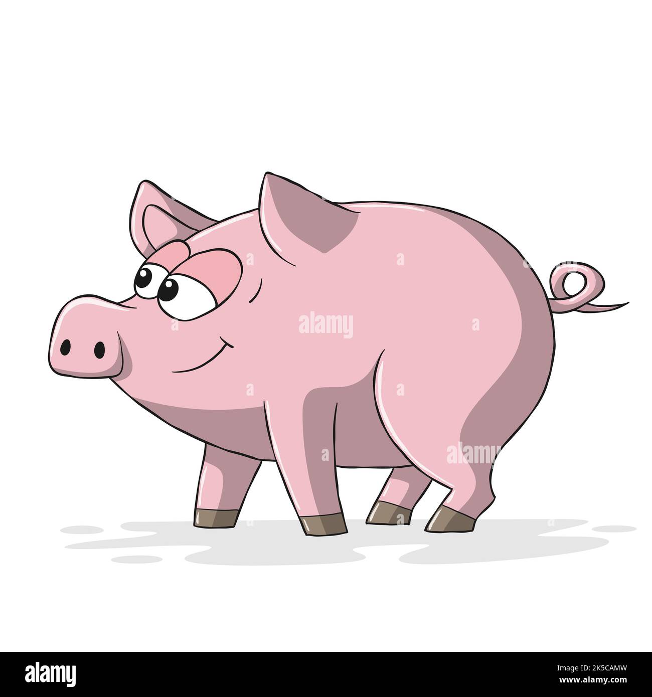 pink pigs cartoon