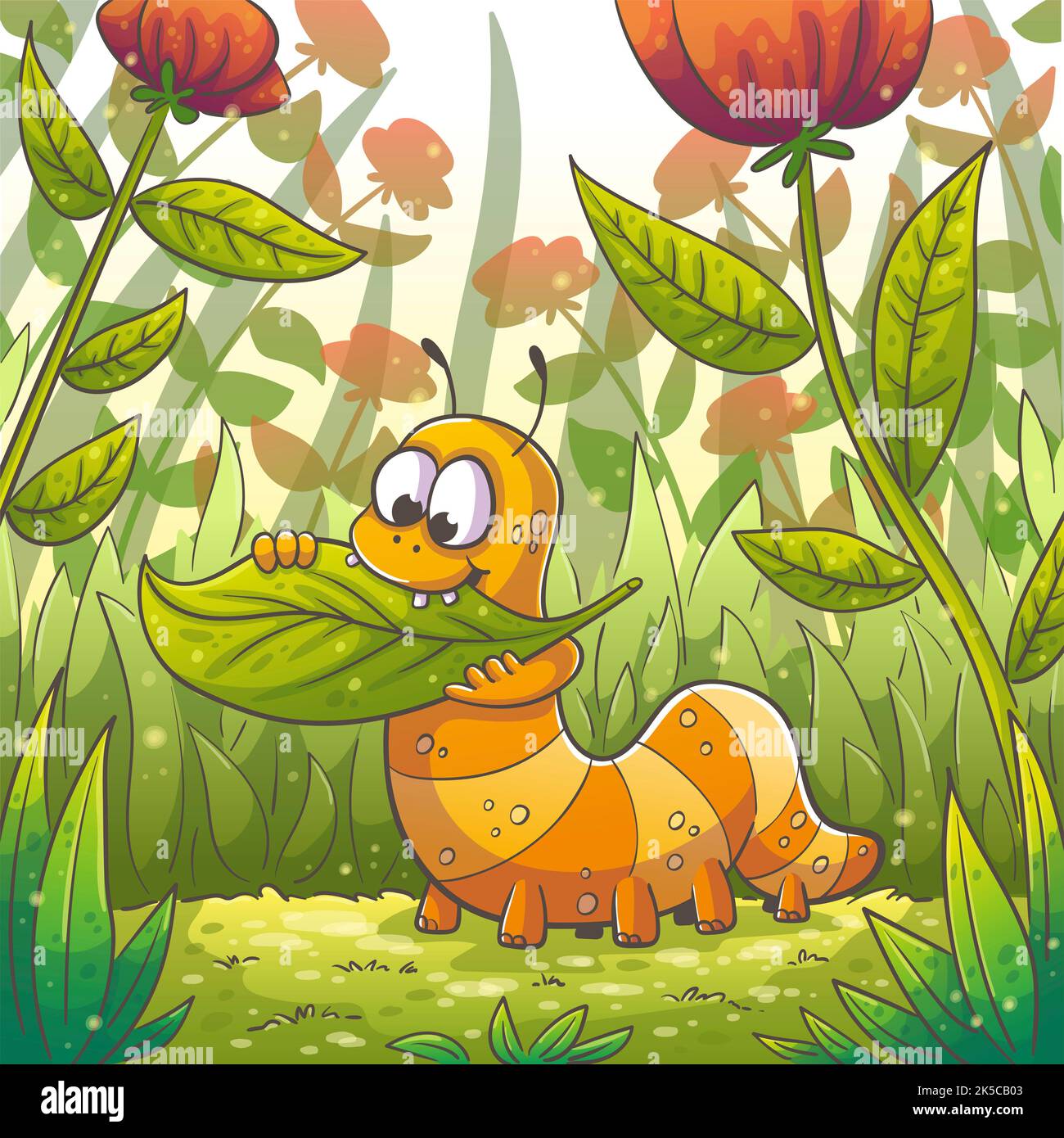 Caterpillar cute hi-res stock photography and images - Alamy