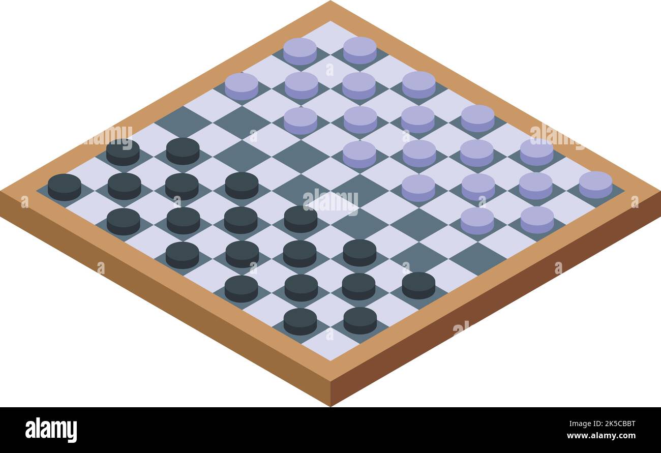 Home care services chess icon isometric vector. Old senior. Elder