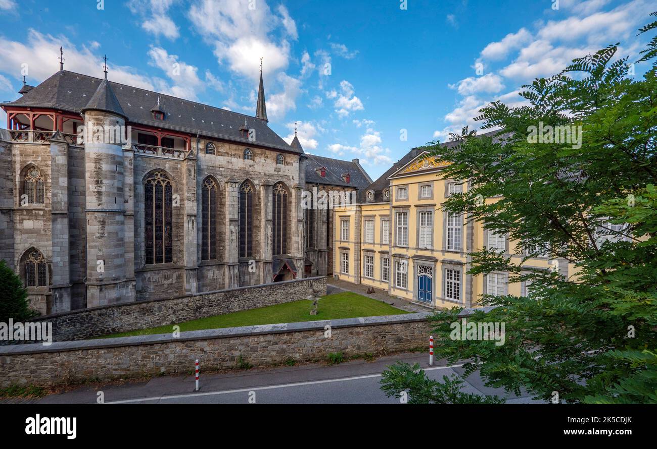 St. Kornelius Abbey, Kornelimünster, district of Aachen, North Rhine-Westphalia, Germany Stock Photo
