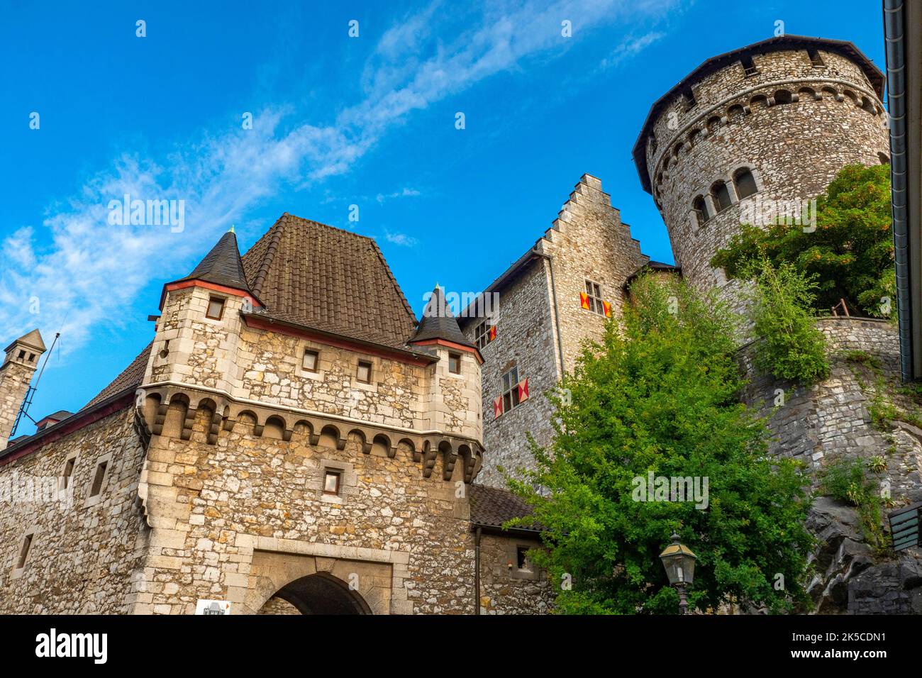 Stolberg Castle, Stolberg, Rhineland, Aachen City Region, North Rhine-Westphalia, Germany Stock Photo
