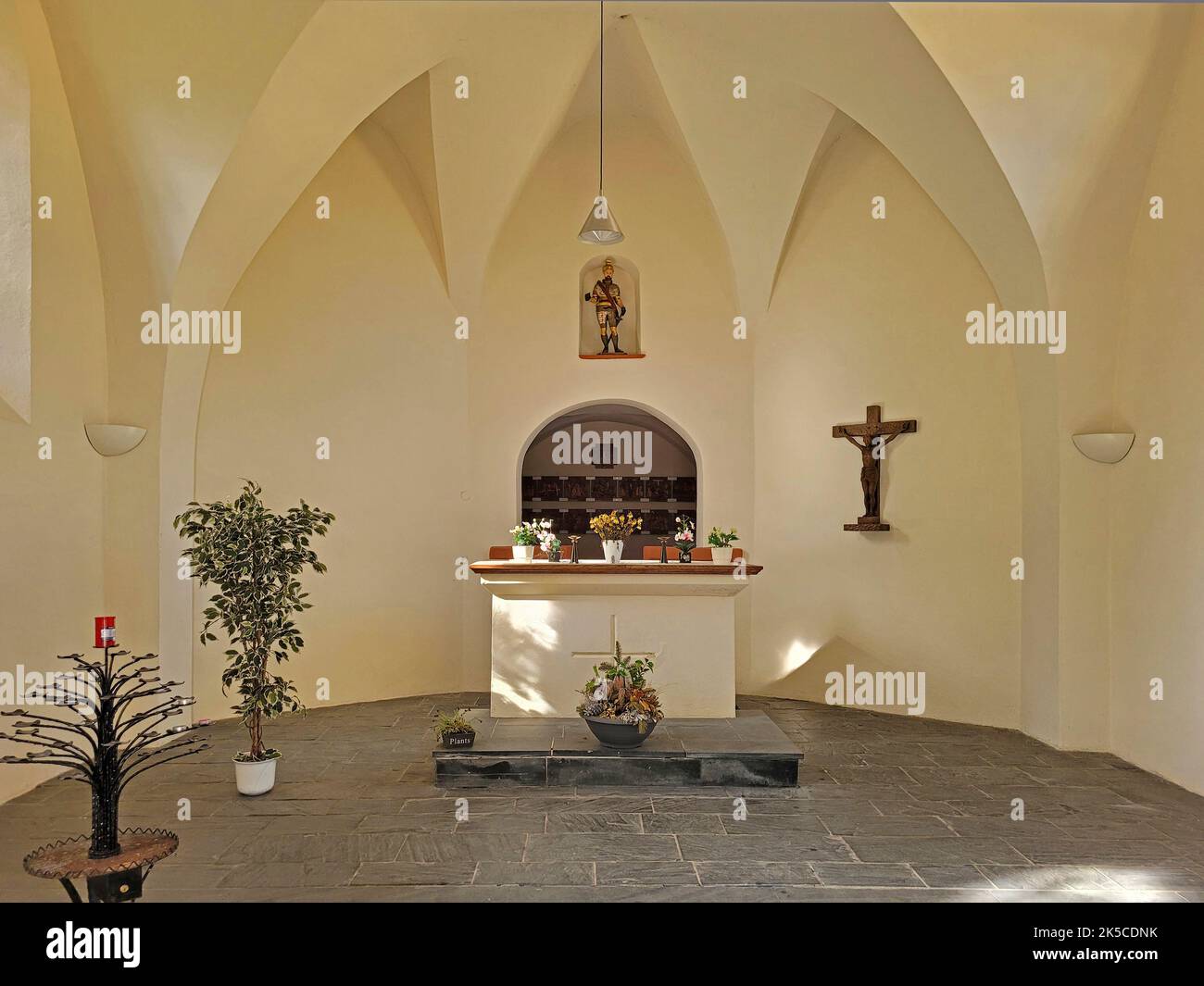 Quirinus Chapel in Perl, Upper Moselle, Moselle Valley, Saarland, Germany Stock Photo