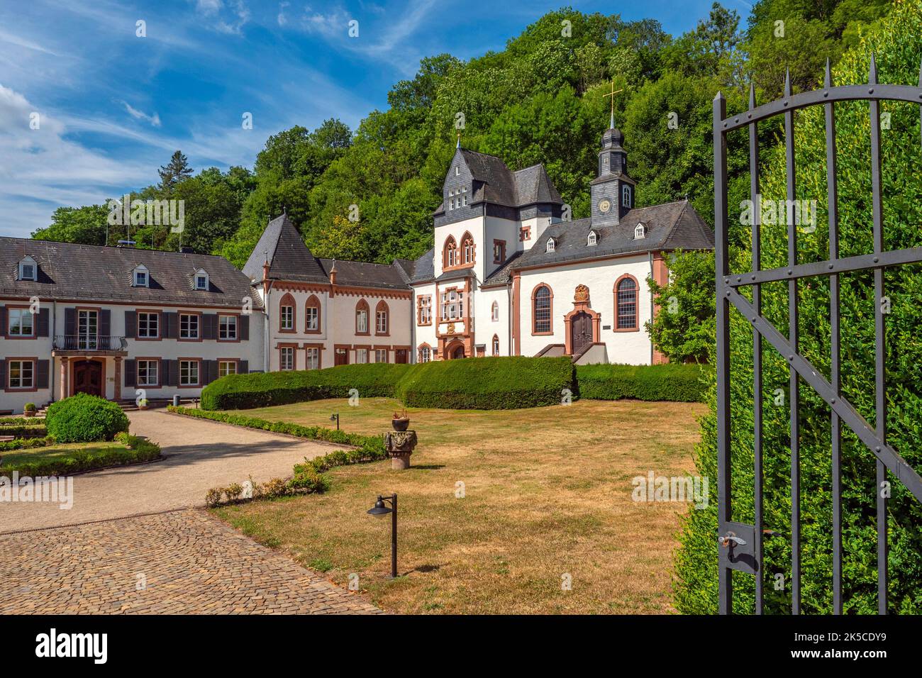Dagstuhl Castle near Wadern, Saarland, Germany Stock Photo
