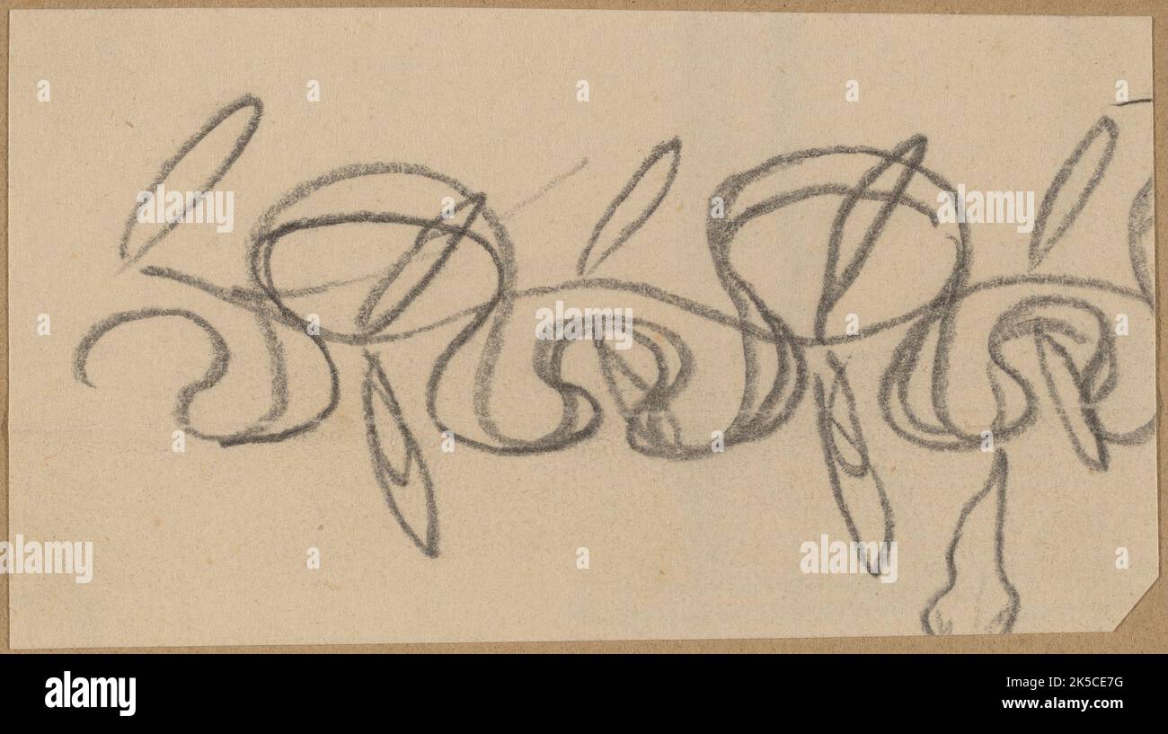 Study for a Border Design, 1890/1897 Stock Photo - Alamy