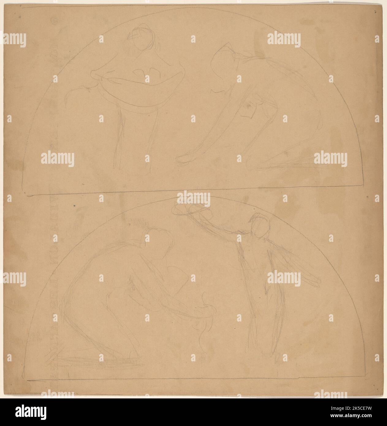 Study for a Border Design [verso], 1890/1897 Stock Photo - Alamy