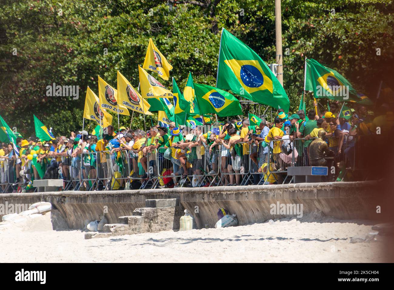 Independence Day Celebration Party At Copacabana In Rio De Janeiro