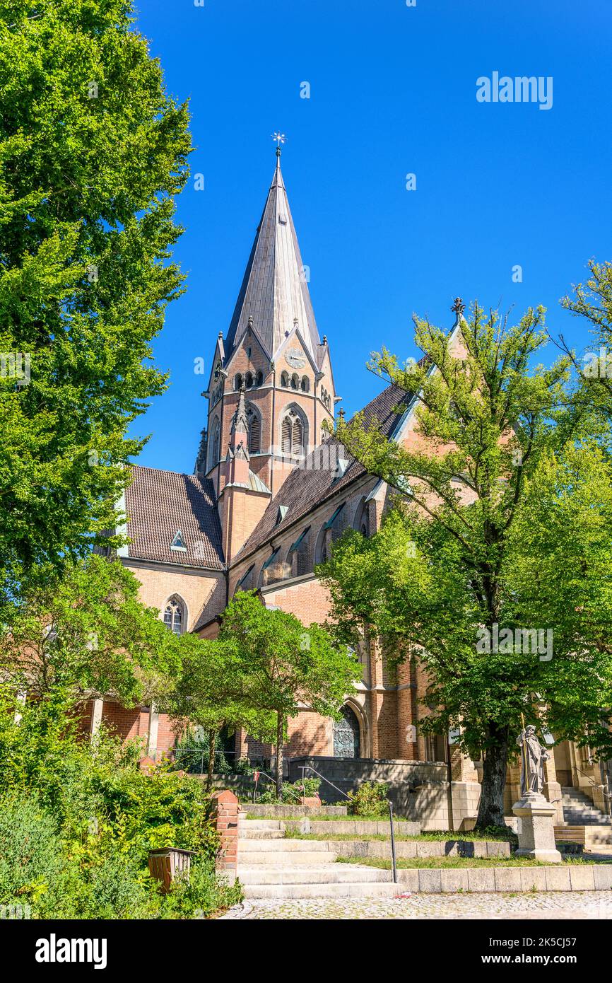 Germany, Bavaria, Landsberg am Lech district, Eresing, Archabbey of St ...