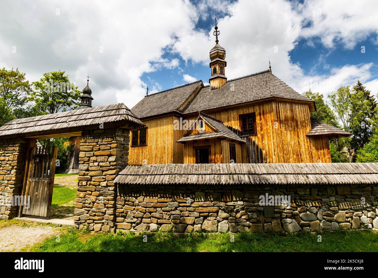 Europe, Poland, Lesser Poland Voivodeship, Muzeumä Orawski Park ...