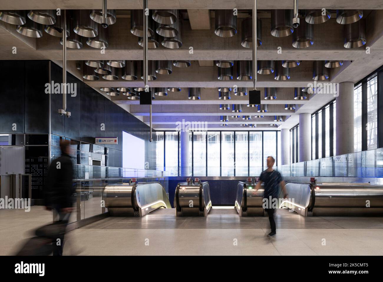 Curated visual reference: Visual Reference: Mid View Of Ground Level Circulation Showing Lighting Drums Tottenham
