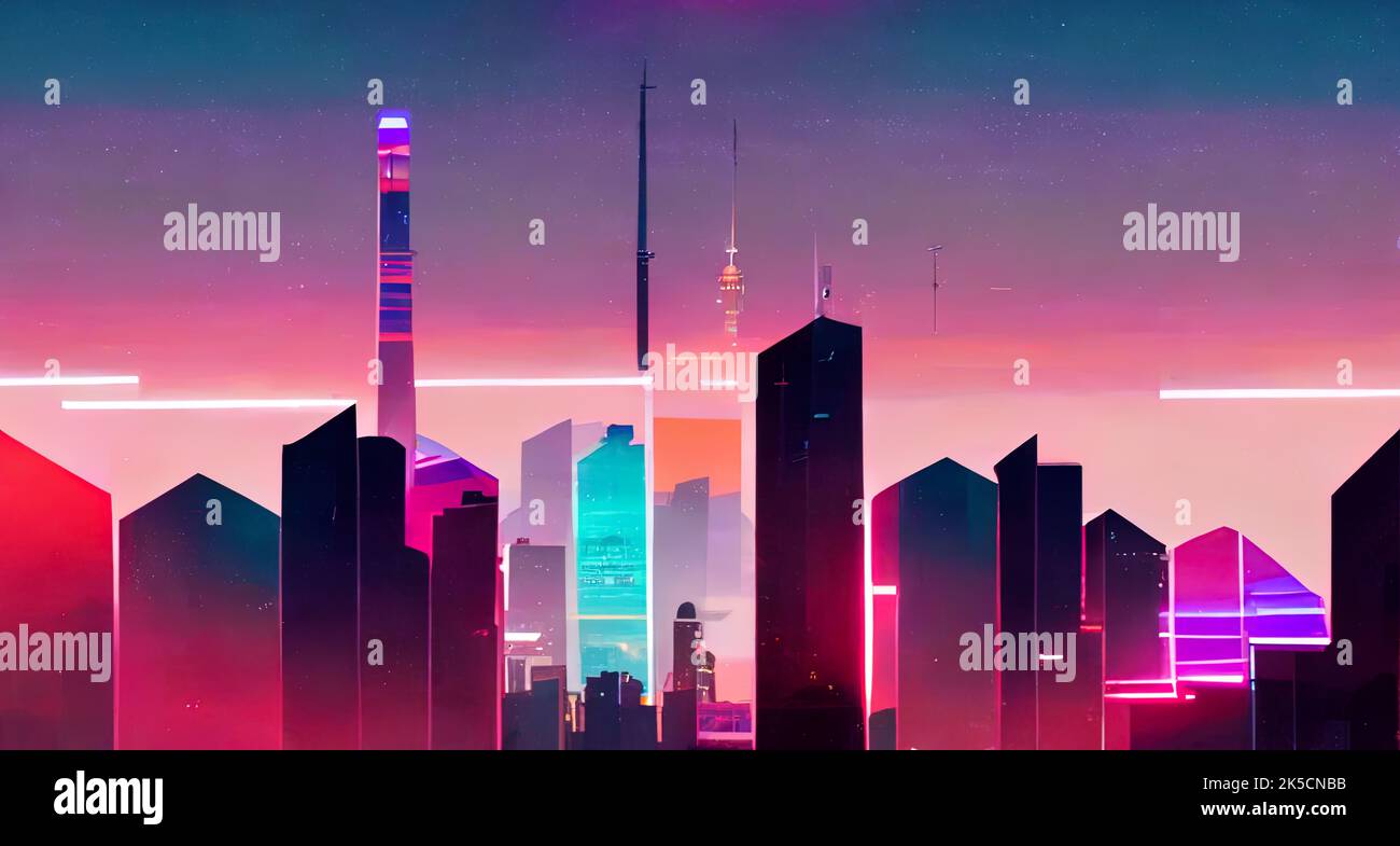 Color gradient sunset colors hi-res stock photography and images - Alamy