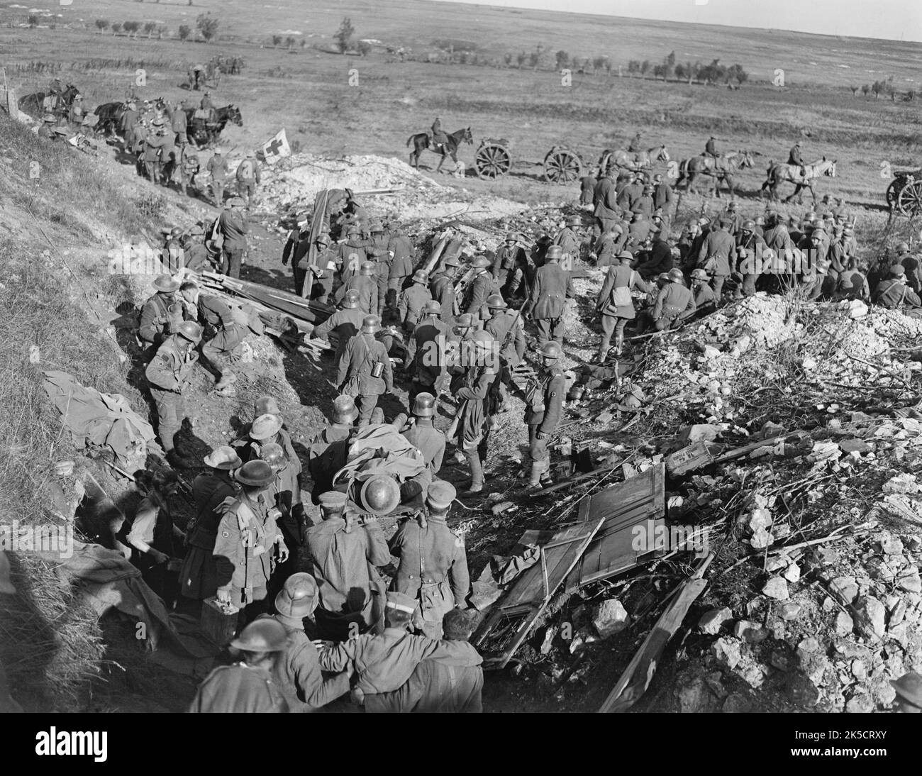 The hundred days offensive august november 1918 stock photo alamy
