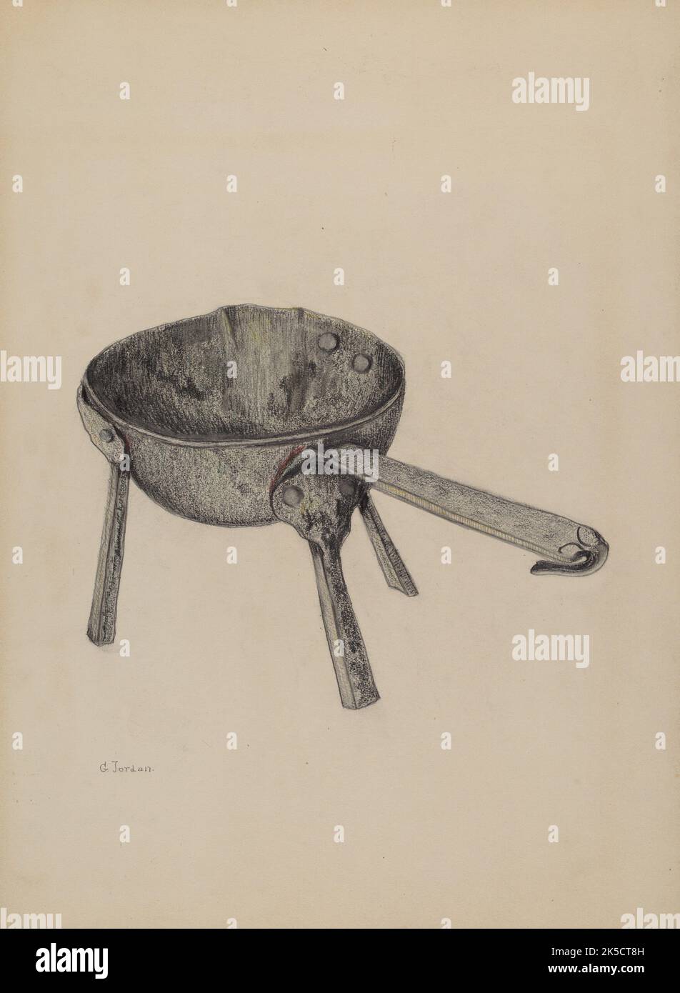 Iron Ladle, c. 1941 Stock Photo Alamy