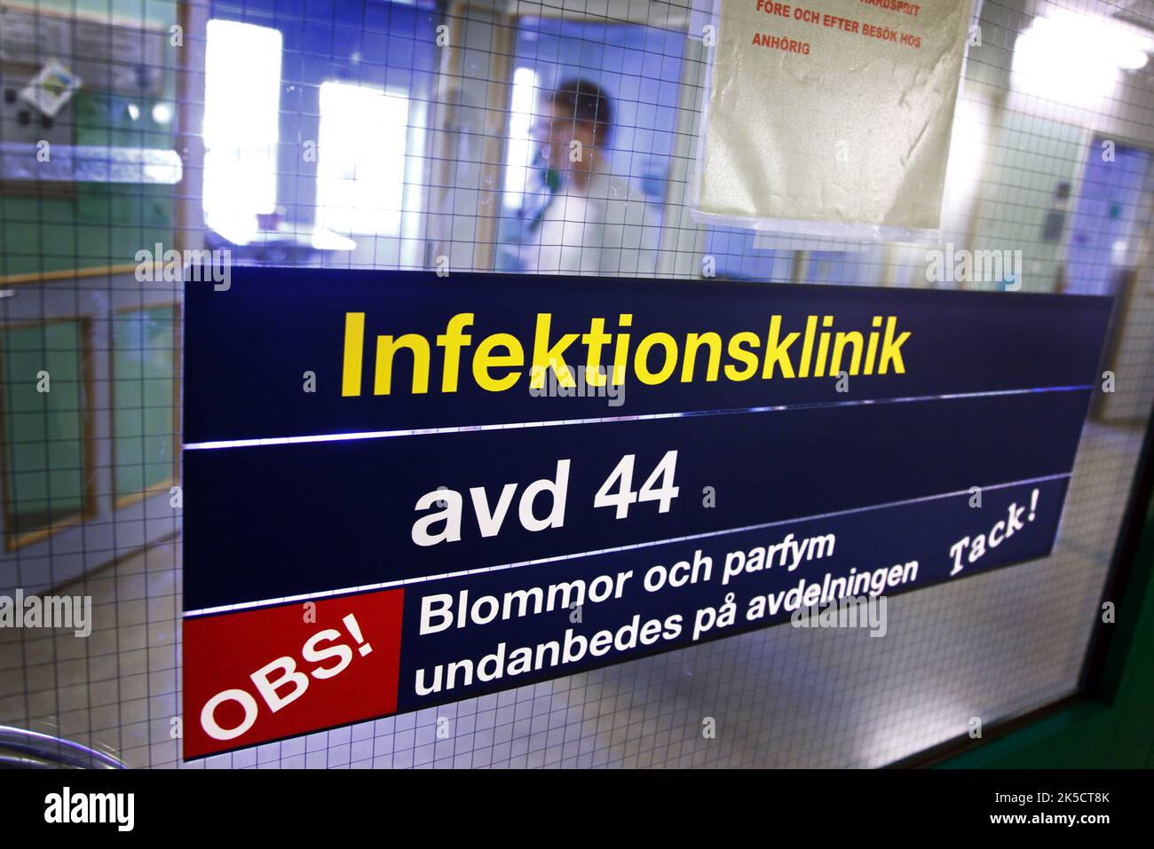 The high isolation unit (In swedish Högisoleringsenheten), at the